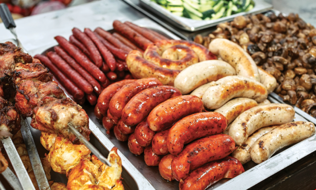 Product image for The Pork Shop free 1 lb. of brats with any $25 purchase limit 1 per customer.