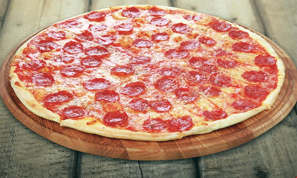 Product image for Quattro Pizza $17.99 large 1-topping pizza and breadsticks