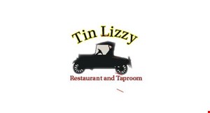 Product image for The Tin Lizzy FREE appetizer with purchase of 2 dinner entrees. 