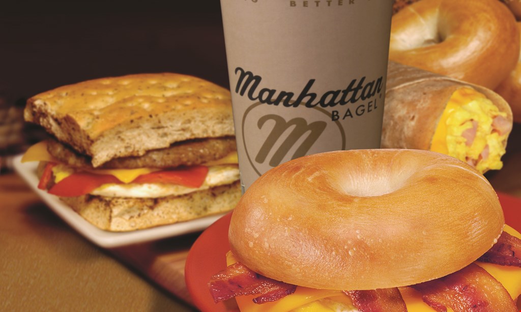 Product image for Manhattan Bagel - Summit FREE 16 oz. cup of coffeewith purchase. 
