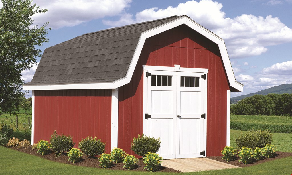 Product image for AMISH YARD free4' loft on any shed order. 