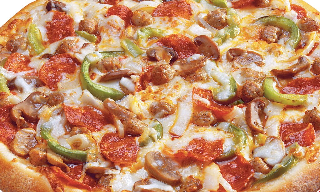 Product image for Marco's Pizza 2 PIZZA DEAL. LARGE SPECIALTY PIZZA PLUS, LARGE 2-TOPPING PIZZA $24.99. 