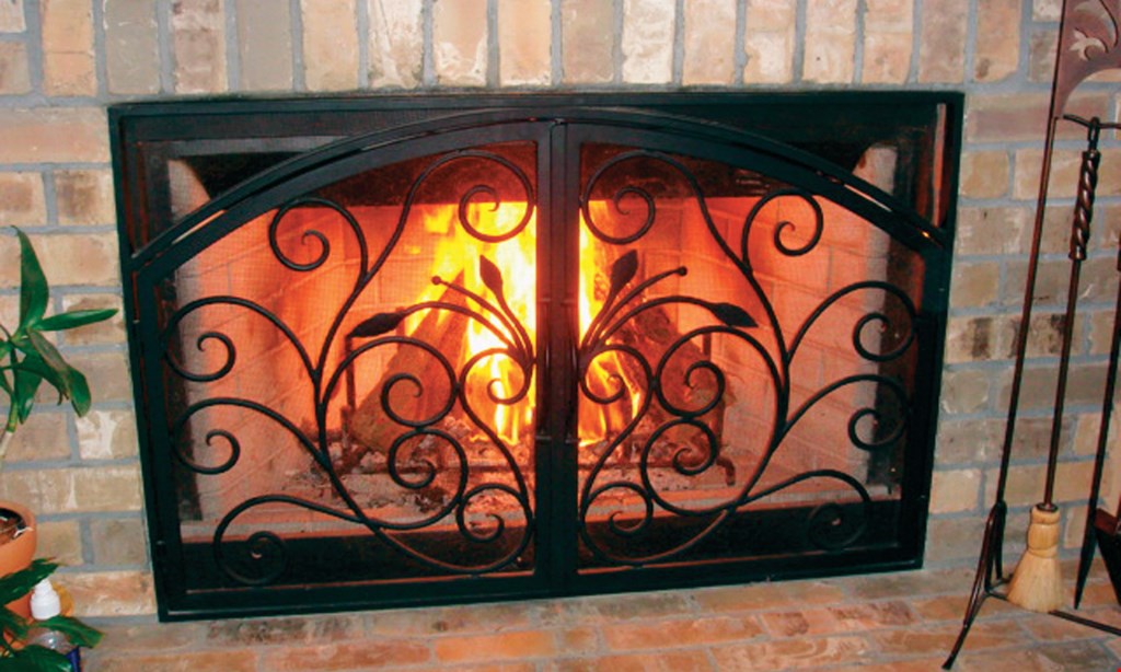 Product image for AMS Fireplace Inc. $200 OFF Any Installed Log Set With A Purchase Of An Installed Fireplace Door