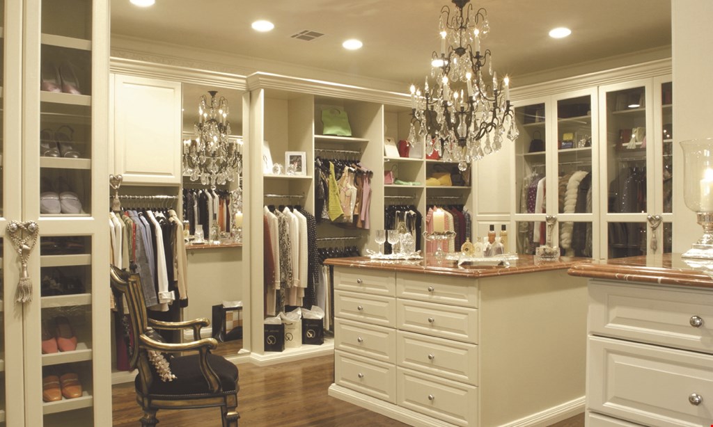Product image for Closets by Design 40% Off and free installation plus take an extra 15% off.