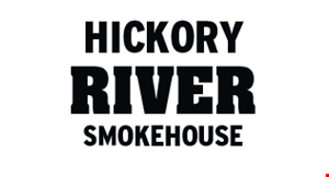 Product image for Hickory River Smokehouse $3 off $25 
