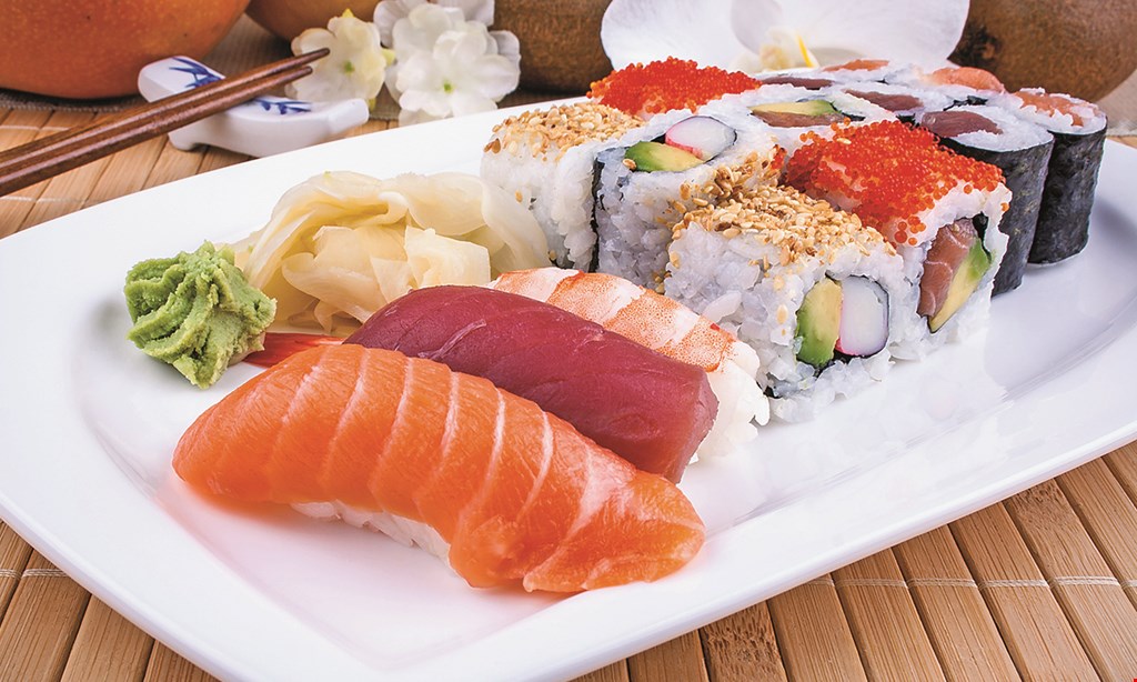 Product image for MIYAKO SUSHI & HIBACHI $5 off lunch of $35 or more.