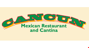 Product image for CANCUN MEXICAN RESTAURANT AND CANTINA $27.99 2 FAJITA DINNERS BEEF OR CHICKEN. VALID SUN-THURS ONLY.