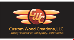 Product image for Custom Wood Creations LLC Up To $300 OFF Based on 10% discount on any new job up to $3000. 