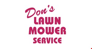 Don's Lawn Mower Service logo