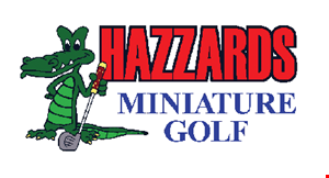 Hazzards Miniature Golf logo