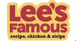 LEE'S FAMOUS RECIPE, CHICKEN & STRIPS logo