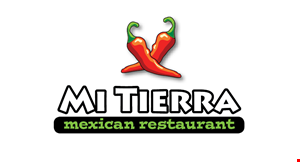 Product image for Mi Tierra Mexican Restaurant $5 offAny Purchase Of $30 Or Moredine in only. 