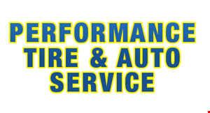 Performance Tire & Auto Service logo