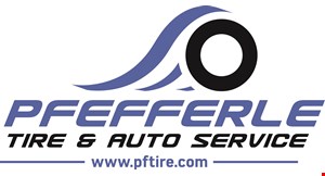 Product image for Pfefferle Tire & Auto Service $10 OFF your next purchase of $100 or more. $25 OFF your next purchase of $250 or more. $50 OFF your next purchase of $500 or more. $75 OFF your next purchase of $1,000 or more. 
