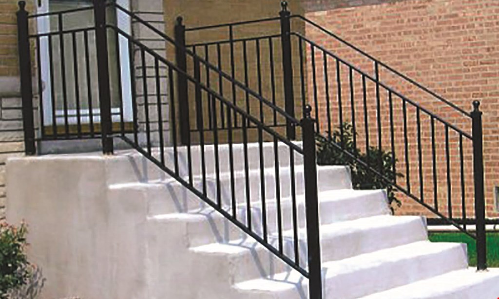 Product image for Railings & Things END OF YEAR SPECIAL $50 OFF any style railing min. job $850, $75 OFF any job $1500 or more, $100 OFF any job $2000 or more. Includes installation.