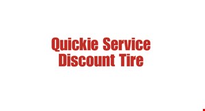 Quickie Service & Discount Tire logo