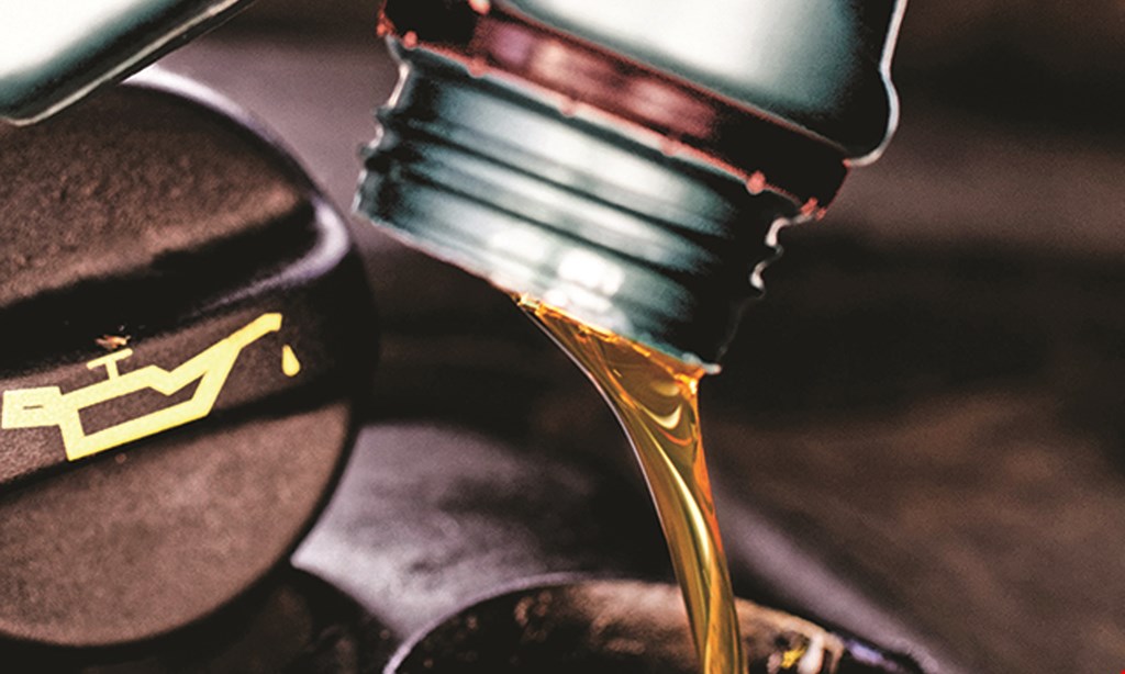 Product image for R.J. Automotive, Inc. $39.95 synthetic oil change includes lube, oil & filter, up to 5 qts. of regular house brand synthetic oil diesels & cartridge filters extra, plus $5.50 disposal/shop supply fee. 