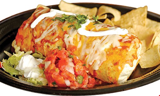 Product image for Acapulco Mexican Restaurant BOGO 1/2off Buy One Dinner Entrée at Regular Price, Get Second Dinner Entrée at 1/2 off with the purchase of 2 beverages. Excludes: tax, tips & beverages. Maximum discount of $5.00