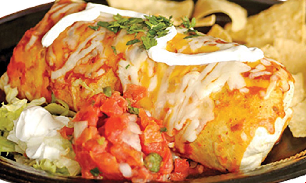 Product image for Acapulco Mexican Restaurant BOGO 1/2 off Buy One Dinner Entree at Regular Price, Get Second Dinner Entree at 1/2 off with the purchase of 2 beverages. Excludes: tax, tips & beverages. Maximum discount of $5.00 