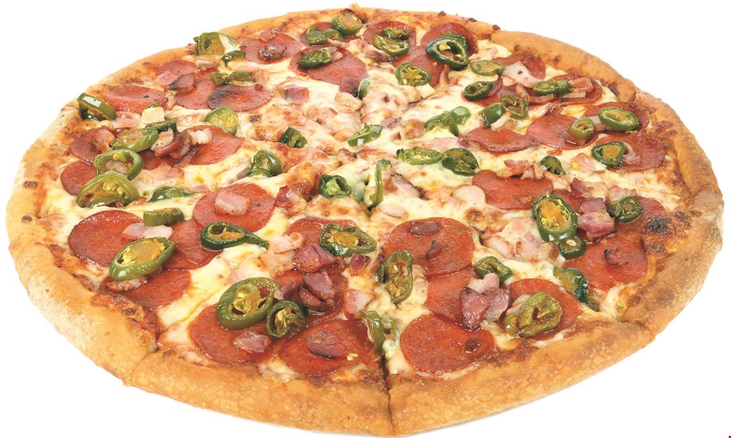 Product image for Planet Pizza 3 for $38 3 14” fresh baked premium cheese pizzas. 