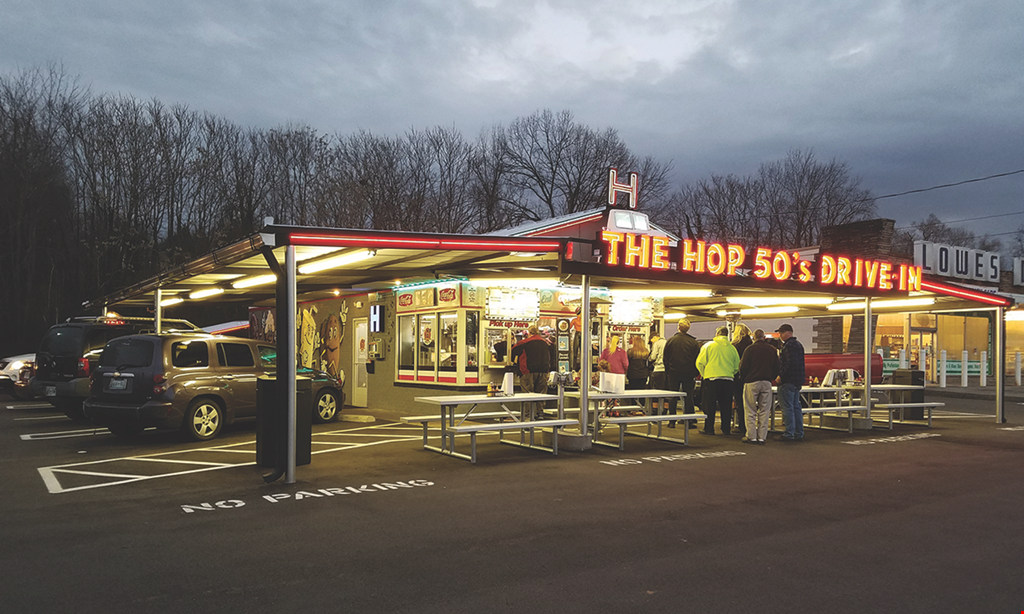 Product image for The Hop 50'S Drive-In Free Hot DogBuy any hot dog & get second of equal or lesser value free
