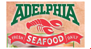 Product image for ADELPHIA SEAFOOD $5 OFF your $30 purchase. 