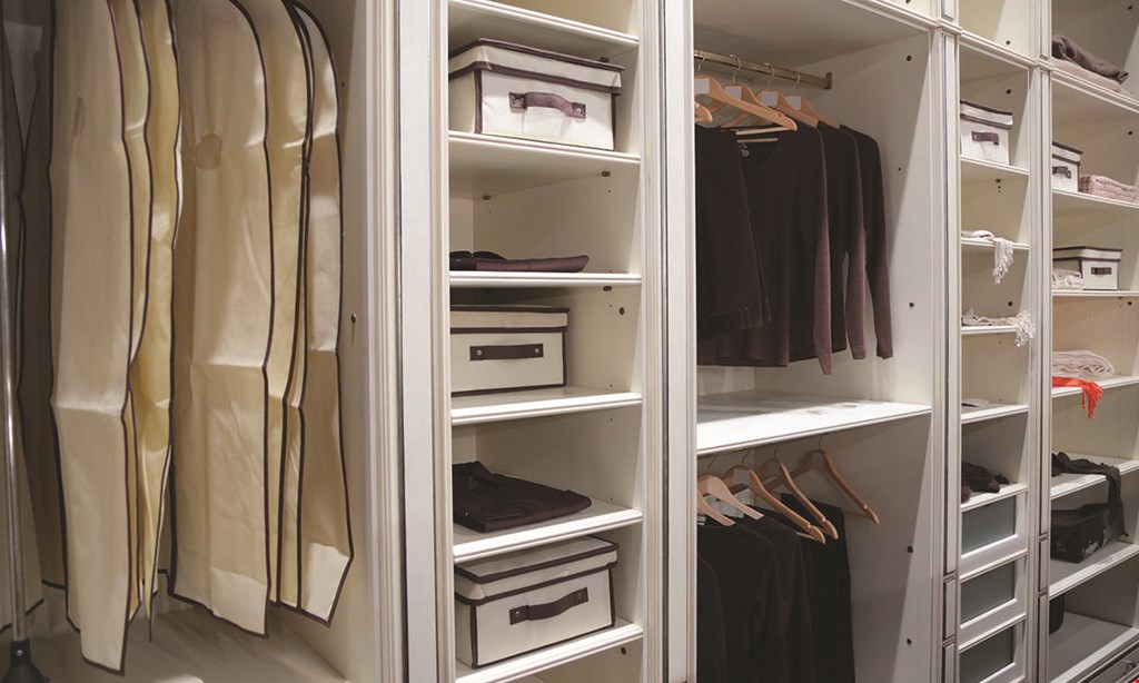 Product image for Closets by Design 40% Off plus free installation*. 