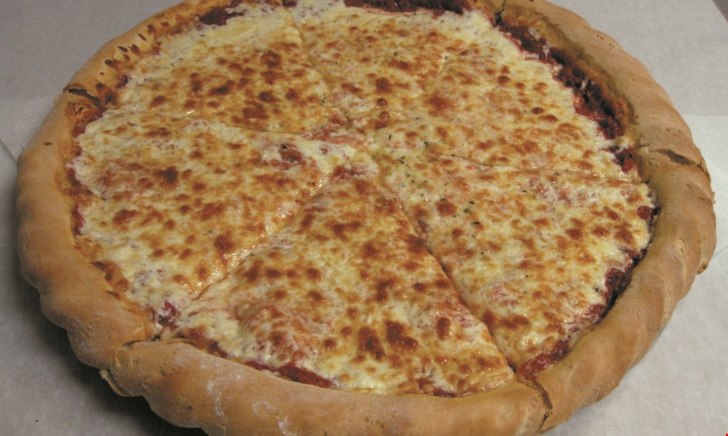 Product image for Old Town Pizza Co FREE 10” cheese pizza buy one 18” 2-topping pizza & receive a 10” thin cheese pizza free. 