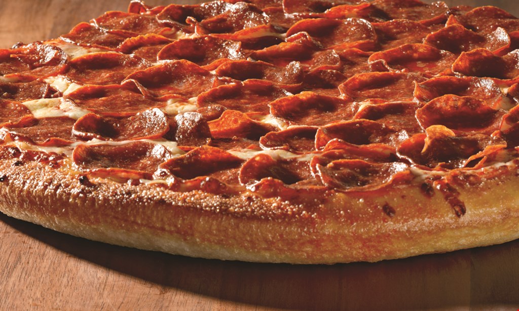 Product image for Papa John's $6.99 each 2 medium 1 topping pizzas. 