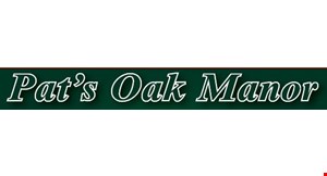 Pat's Oak Manor logo