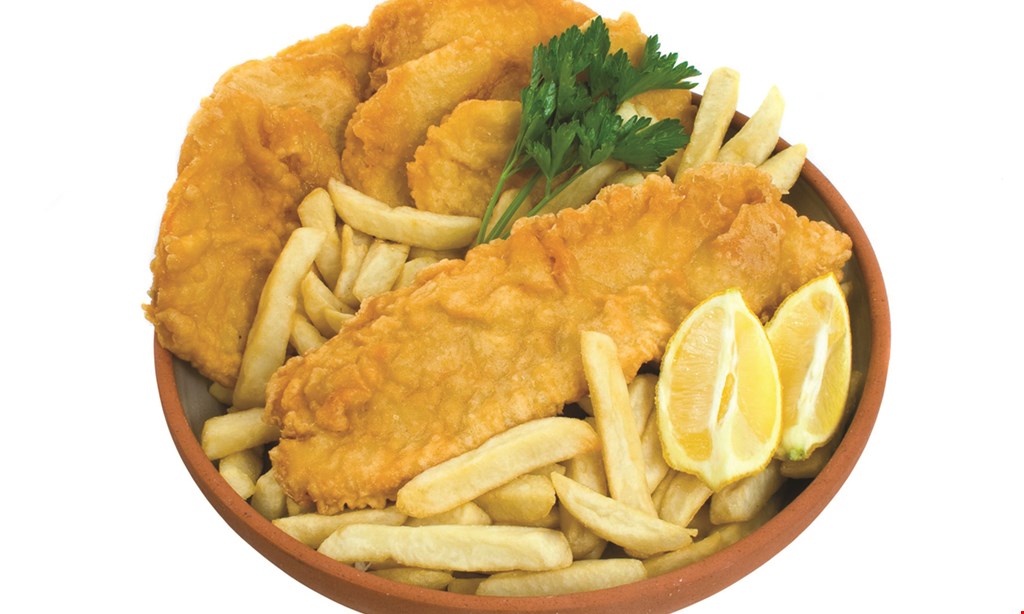 Product image for Pat's Oak Manor $1 off fish fry (max 4 per table).