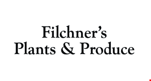 Product image for Filchner's Plants & Produce $5 OFF any purchase of $35 or more.