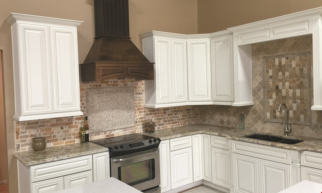 Product image for The Cabinet & Granite Depot FREE tile backsplash. With any purchase of $5000 or more. Includes tile only. Please call for details.