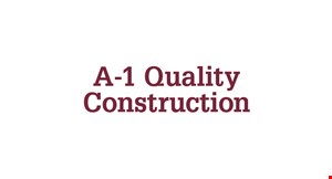 A-1 Quality Construction logo