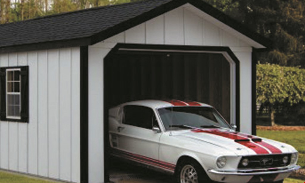 Product image for Pine Creek Structures $65 In free upgrades on your storage shed or garage new order! 