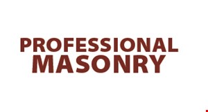 Product image for Professional Masonry 10% OFF any job for seniors. 