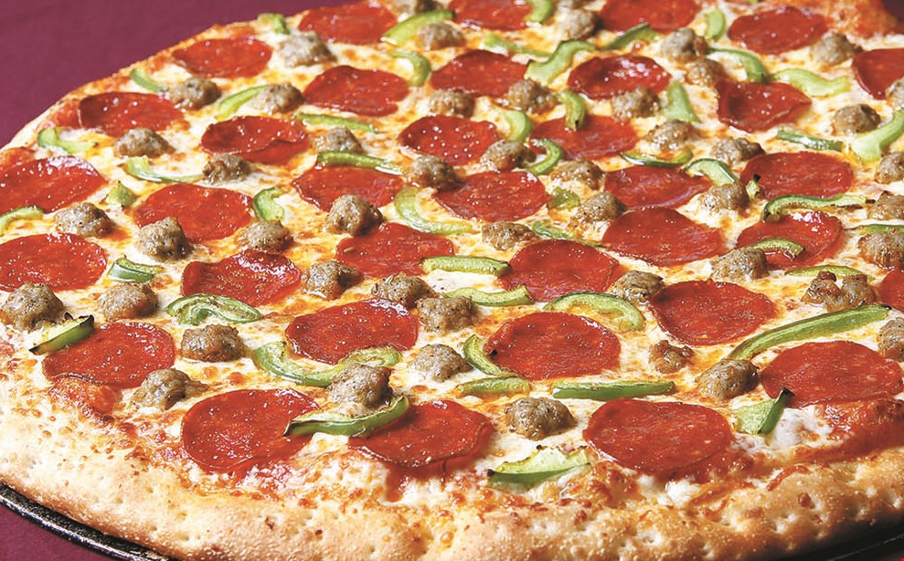 16” SPECIAL LUNCH 11am4pm, 13.99 16” Pizza with One Topping and 2