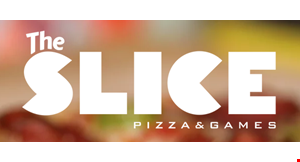 The Slice Pizza & Games logo