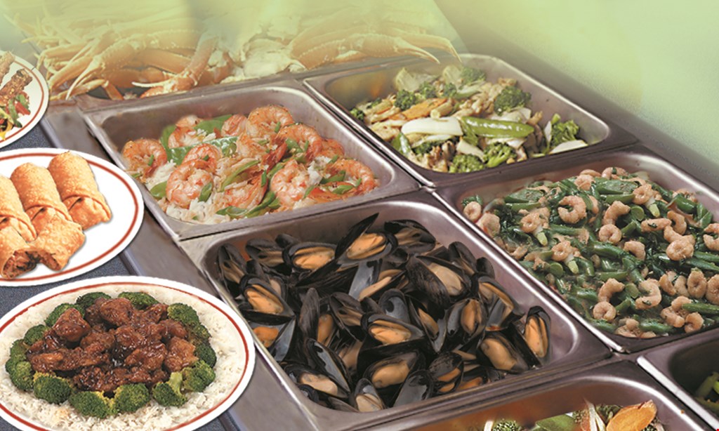 Product image for Asian Buffet $7.49 lunch buffet valid Mon.-Fri. Valid for up to 20 people per coupon.