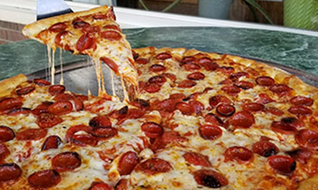 Product image for Good Guys Pizza $31.99 Large Cheese Pizza & 2 Orders of Wings