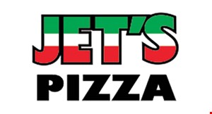 Product image for Jet's Pizza 8 Corner Pizza $14.99. A Jet's Detroit-style pizza with premium mozzarella & 1-topping (available Detroit-style only).