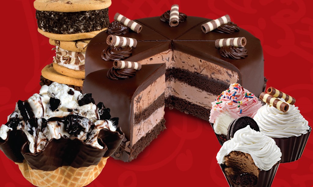 Product image for COLD STONE CREAMERY $4 Off any large round, large rectangle or small rectangle signature cake (excludes small round cakes, pies, petite cakes & cupcakes). 