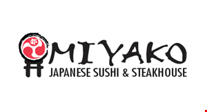 Product image for Miyako Japanese Sushi & Steakhouse $46.95 salmon/shrimp for 2 meals dine in only · dinner only. 