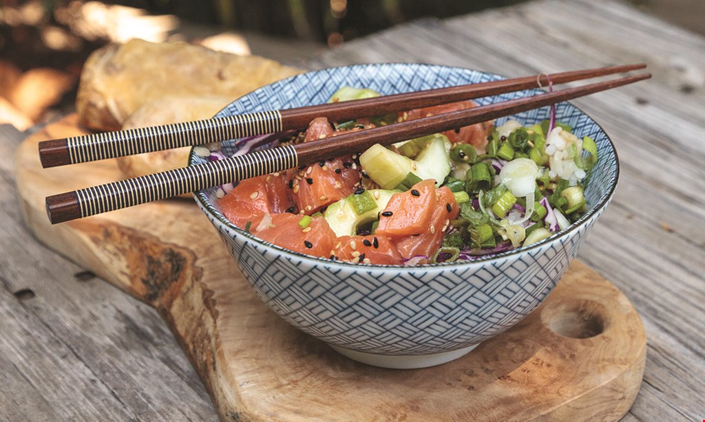 Product image for Poke Sushi Bowl $10 OFF any purchase of $60 or more.