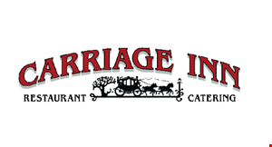 Product image for The Carriage Inn $10 Off any restaurant order of $50 or more. 