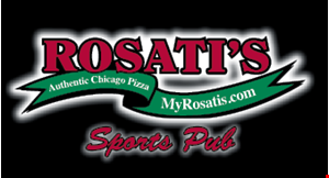 Product image for Rosati's Pizza only $17.99 1 18" Thin Crust Pizza with 1 Topping