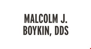 Product image for Malcolm J. Boykin, DDS $100 off 1 DAY CROWNS & BRIDGES (no convenience fees). 
