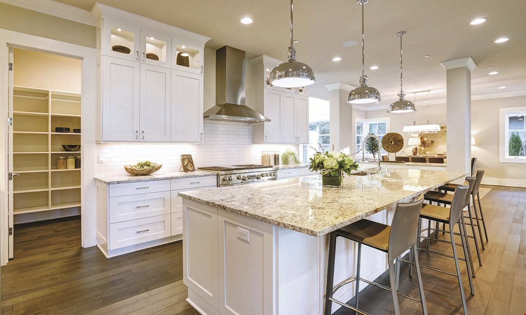 Product image for Cabinet & Stone City Starting at $38/sq. ft. installed quartz countertops