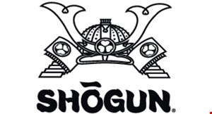 Product image for Shogun $15 OFF Dine In Orders.Minimum Pre-Tax Purchase of$150