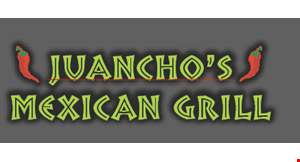 Product image for Juancho's Mexican Grill $5 OFF any purchase of $30 or more. 